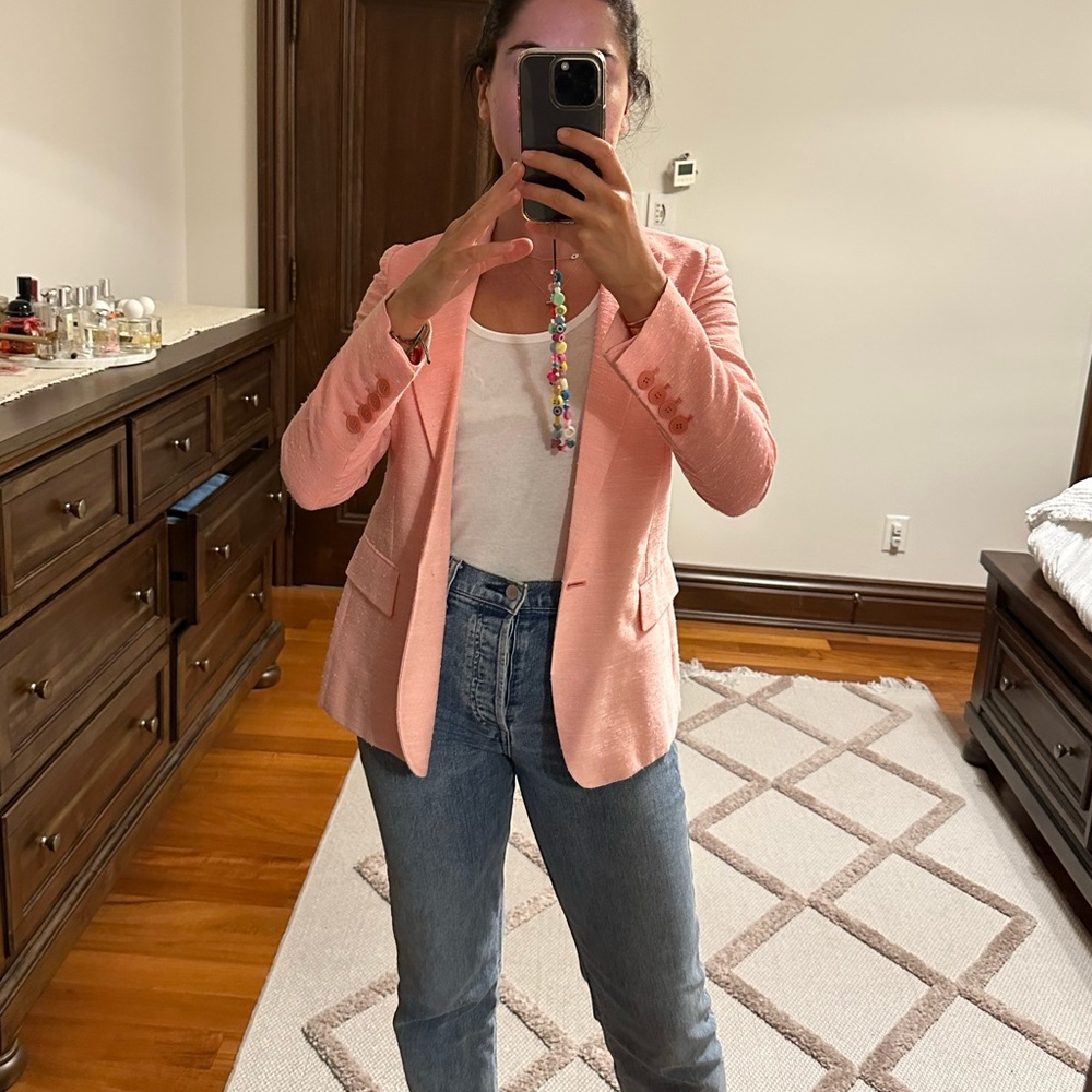 Stella McCartney pink blazer